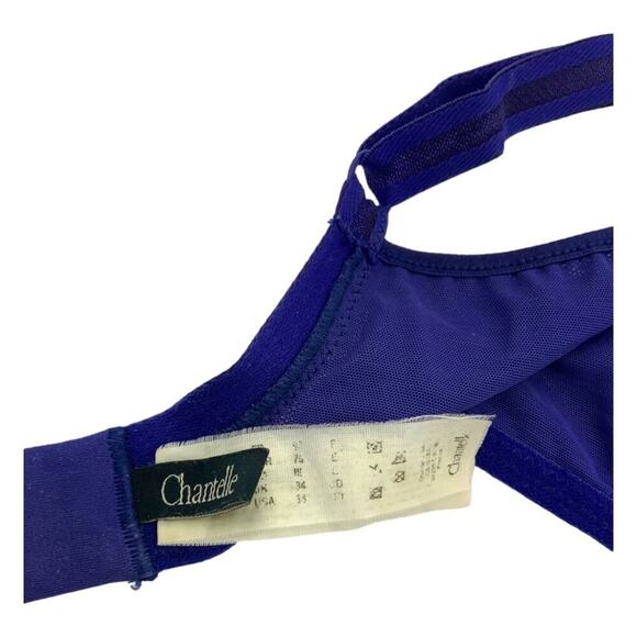 Chantelle Aeria Lightweight Full Coverage Convertible Bra Blue Size 34D - Picture 5 of 9